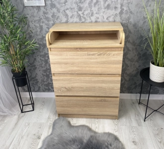 Комод пеленальный Babymax Малятко 70 см Дуб сонома - Фото 1