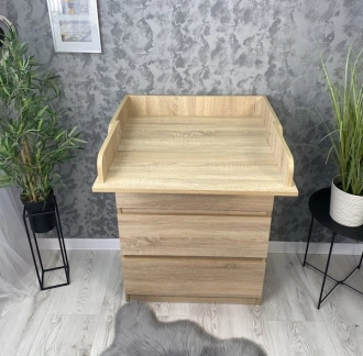 Комод пеленальный Babymax Малятко 70 см Дуб сонома - Фото 2