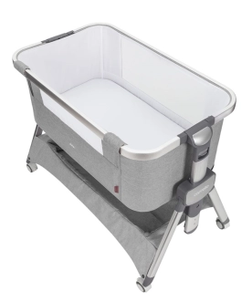 Кроватка приставная Carrello Aria CRL-16402 Silver Grey/Серый - Фото 1