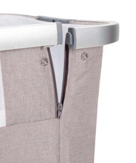 Кроватка приставная Carrello Aria CRL-16402 Silver Grey/Серый - Фото 2