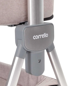 Кроватка приставная Carrello Aria CRL-16402 Silver Grey/Серый - Фото 4