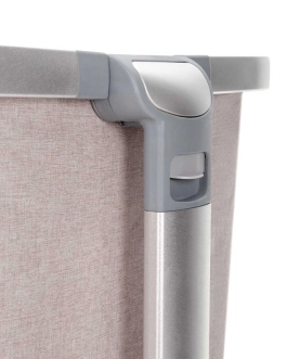 Кроватка приставная Carrello Aria CRL-16402 Silver Grey/Серый - Фото 7