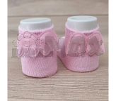 Шкарпетки дитячі дитячі з крильцями Маленьке Сонечко, бавовна Рожевий