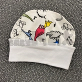 Шапочка без завязок Ярослав 36р, интерлок Белый
