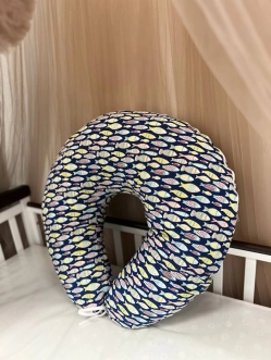 Подушка для кормления - Ярослав Принт (Синий) - Фото 3