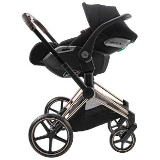 Автокресло 0–10 кг Bair Shuttle TB-01 i-SizeTotal Black/Черный - Фото 4