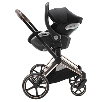 Автокресло 0–10 кг Bair Shuttle TB-01 i-SizeTotal Black/Черный - Фото 6