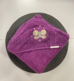 Уголок после купания Ярослав 95×95 см, махра Фиолетовый