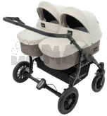 Коляска для двойни 2 в 1 Bair Sorento DUO 03 Бежевый