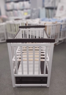 Комплект мебели DeSon Кроватка Mriya и Комод-90 Орех/белый - Фото 8