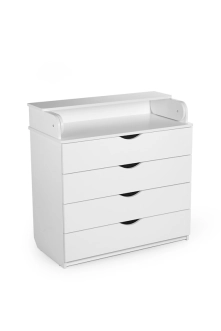 Комплект мебели DeSon Кроватка Mriya и Комод-90 Белый/орех - Фото 2