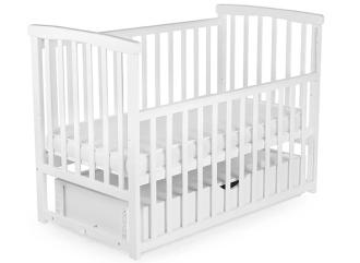 Комплект мебели DeSon Кроватка Mriya и Комод-60 Белый - Фото 3