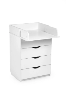 Комплект мебели DeSon Кроватка Mriya и Комод-60 Белый/орех - Фото 2