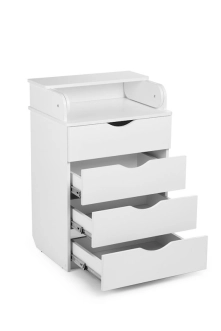 Комплект мебели DeSon Кроватка Mriya и Комод-60 Белый/орех - Фото 3