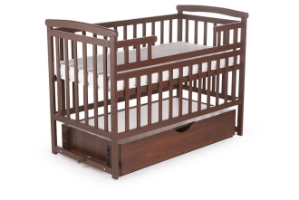 Комплект мебели Кроватка Лодочка и Комод-60 DeSon Орех - Фото 2