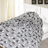 Плед 110х140 см, Флис - Ярослав Ежики (Серый)