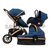 Коляска трансформер 3 в 1 Babyhit Maxibaby IQ Blue/Синий