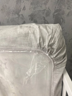 Комплект постельный Ведмедик Милый медвежонок 6 предметов, стеганый Серый - Фото 2