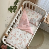 Комплект сменного белья MSonya (Маленькая Соня) Baby Mix Единорожки 110×90 см Розовый