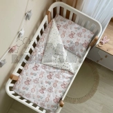 Комплект сменного белья MSonya (Маленькая Соня) Baby Mix Мягкие игрушки 110×90 см Пудровый