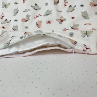 Комплект змінної білизни MSonya (Маленька Соня) Baby Dream Метелик 110×90 см Рожево-м'ятний - Фото 3