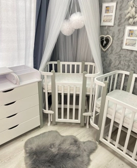 дитяче ліжко з комодом