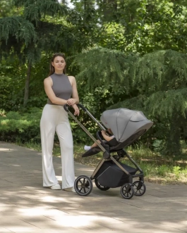 Коляска прогулянкова Carrello Ultra CRL-5525 Matte Grey BF /1/ Сірий - Фото 4