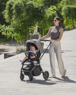 Коляска прогулянкова Carrello Ultra CRL-5525 Matte Grey BF /1/ Сірий - Фото 5